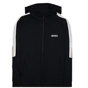 Hugo‎ Boss x Matteo Berrettini S Cafe Black XXL Signature Strip Artwork Hoodie